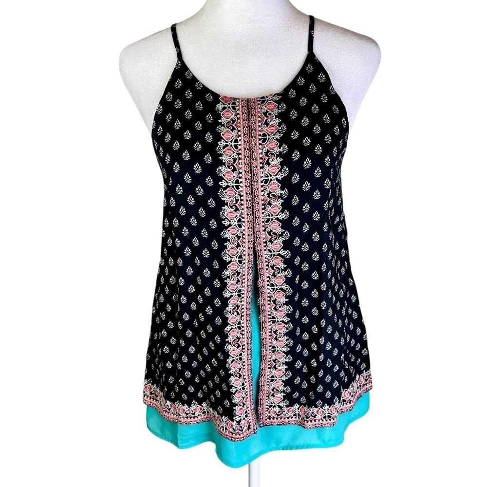 THML Embroidered Halter Blouse Size XS - Picture 3 of 12